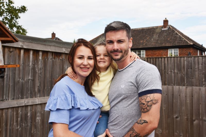 Other image for Newly-weds in lucky escape from floods
